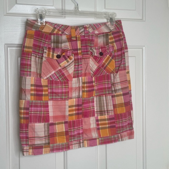 Vintage Y2K Tommy Hilfer multi color patchwork skirt | 0 - Picture 3 of 9